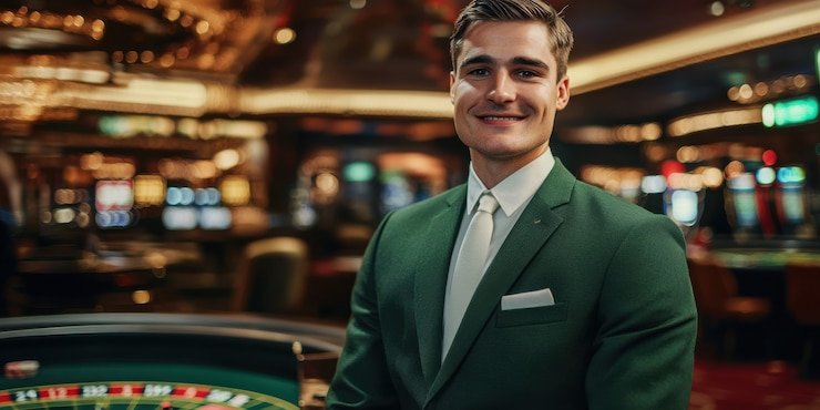 Dasbor dealer langsung polaslot138 dengan studio multi-kamera